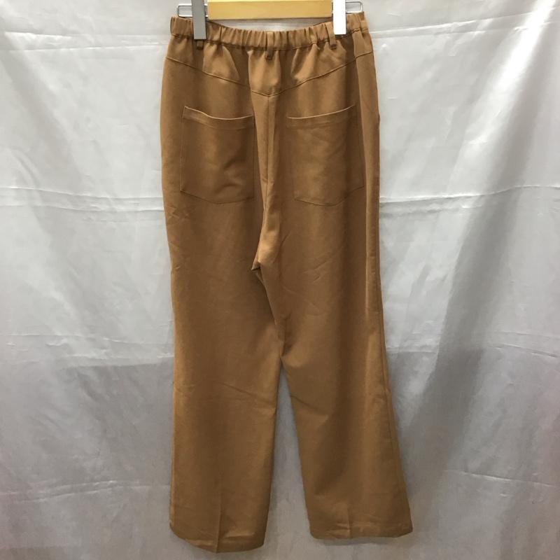 エヘカソポ ehka sopo ボトムス ボトムス 1405169 センタープレス FREE 無地 茶 / ブラウン /  レディース USED 古着 中古 10112433
