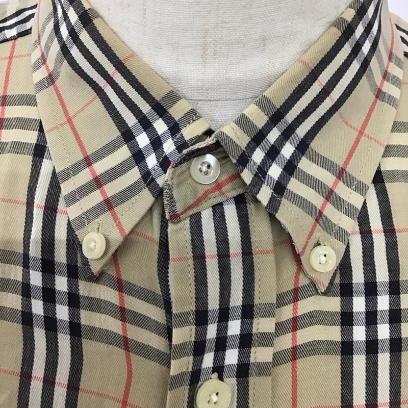 バーバリーズ BURBERRYS シャツ、ブラウス 長袖 長袖シャツ チェックシャツ カラーシャツ ボタンダウンシャツ L チェック マルチカラー / マルチカラー /  メンズ USED 古着 中古 10127816