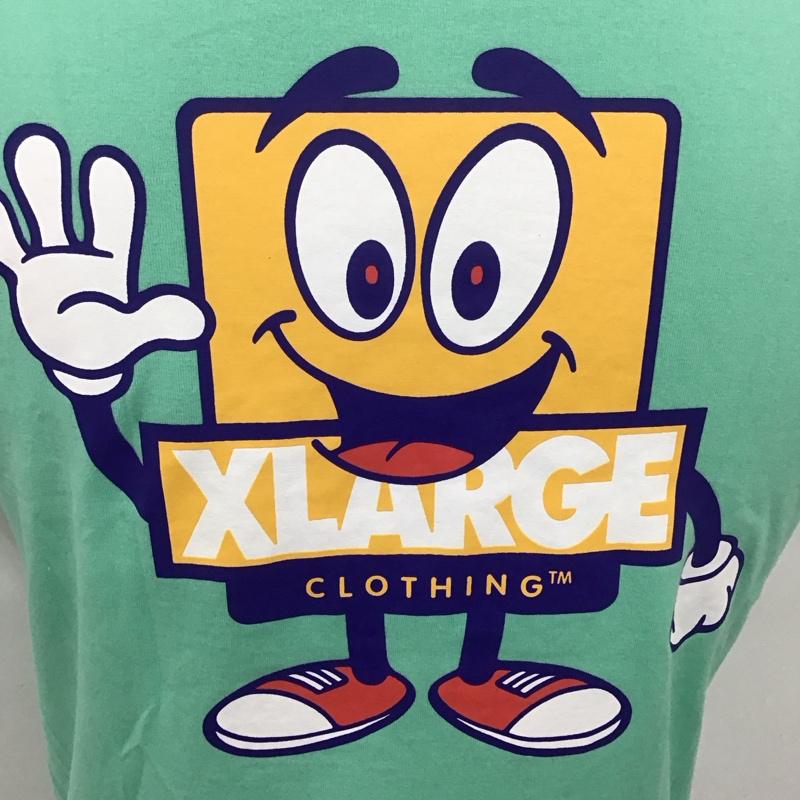 エクストララージ XLARGE Tシャツ 半袖 S プリント 緑 / グリーン /  メンズ USED 古着 中古 10106716