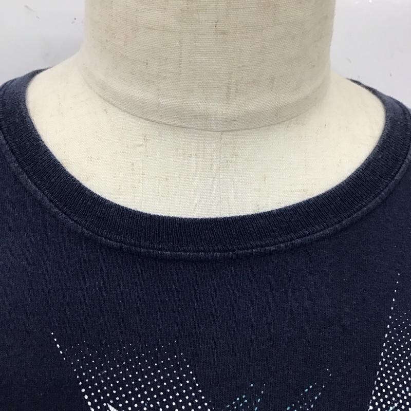 ギルダン GILDAN Tシャツ 半袖 Aerosmith 2013 tour エアロスミス L プリント 紺 / ネイビー /  メンズ USED 古着 中古 10118129