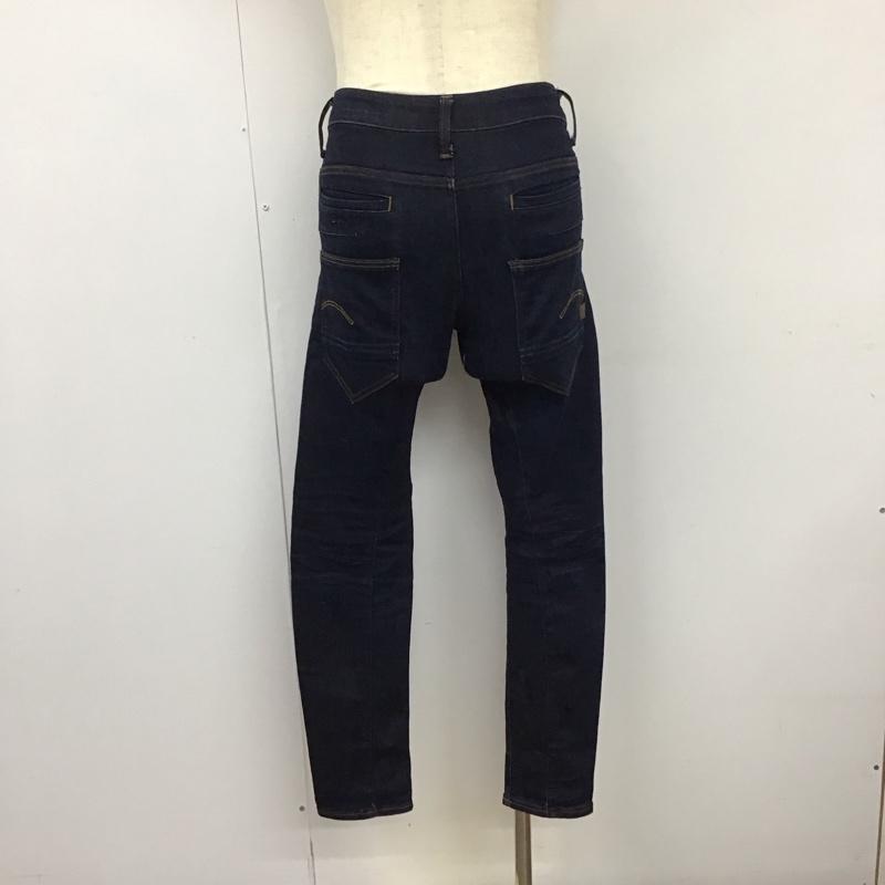 ジースターロゥ G-STAR RAW パンツ デニム、ジーンズ デニムパンツ スリムパンツ ストレッチパンツ ジーンズ 27インチ 無地 インディゴ / インディゴ /  メンズ USED 古着 中古 10117281