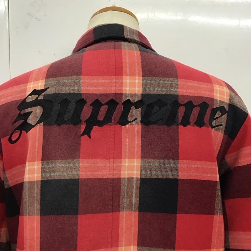 シュプリーム Supreme ジャケット、上着 ジャケット、ブレザー 20AW キルテッドフランネルシャツジャケット アウター チェックジャケット M チェック マルチカラー / マルチカラー /  メンズ USED 古着 中古 10120381