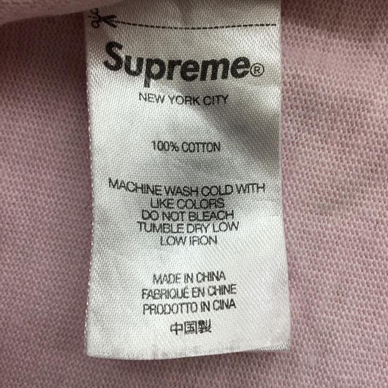シュプリーム Supreme Tシャツ 半袖 Alpha Omega S/S Top XL ロゴ、文字 桃 / ピンク /  メンズ USED 古着 中古 10141540