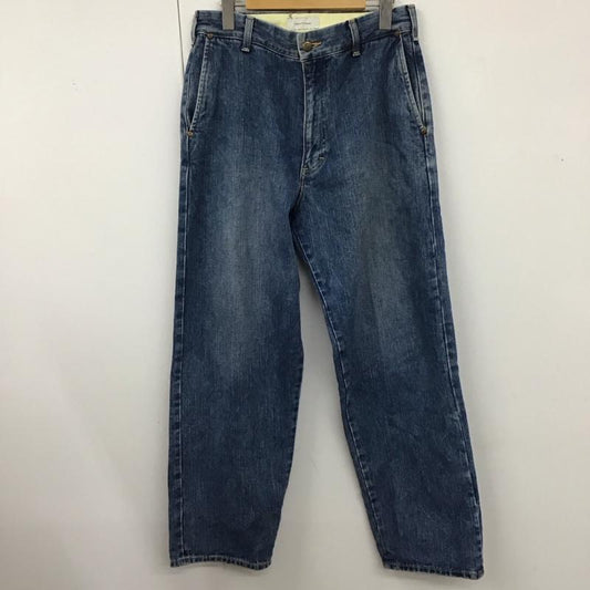 リー Lee パンツ デニム、ジーンズ デニムパンツ ストレートパンツ ワイドパンツ カジュアルパンツ S 無地 インディゴ / インディゴ /  メンズ USED 古着 中古 10121457