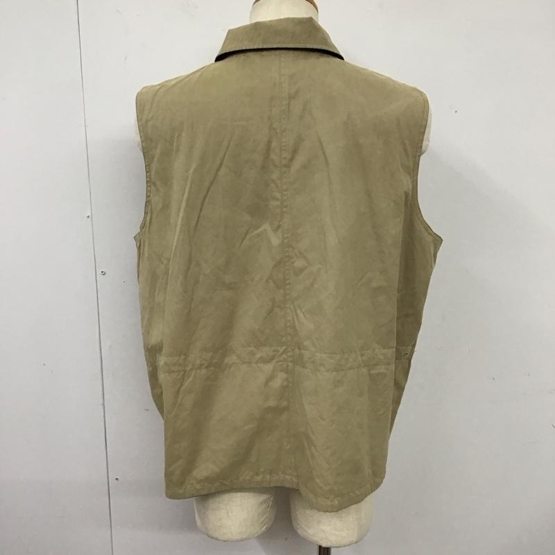 古着 USED ベスト ベスト ORVIS リバーシブル XL 無地 黒 / ブラック / X ベージュ / ベージュ /  メンズ USED 古着 中古 10115704