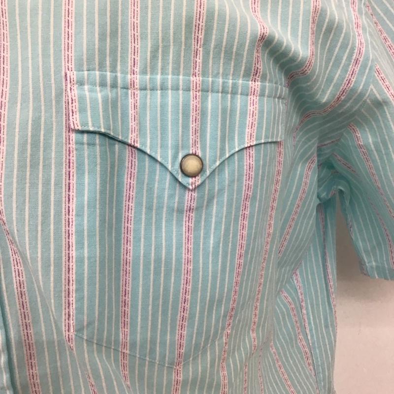 ポロバイラルフローレン Polo by RALPH LAUREN シャツ、ブラウス 半袖 半袖シャツ カラーシャツ 半袖カットソー ストライプシャツ L ストライプ マルチカラー / マルチカラー /  メンズ USED 古着 中古 10112799