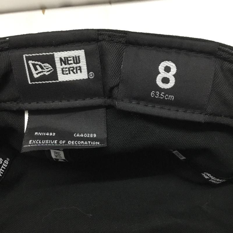 ニューエラ NEW ERA 帽子 キャップ ワークショック ロゴ、文字 黒 / ブラック /  メンズ USED 古着 中古 10109750