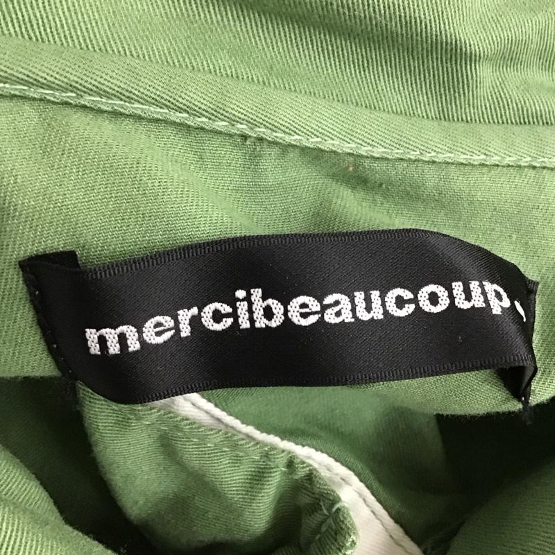 メルシーボークー mercibeaucoup, ジャケット、上着 ジャケット、ブレザー 長袖ジャケット カラージャケット シャツジャケット 3 無地 カーキ / カーキ /  メンズ USED 古着 中古 10123962