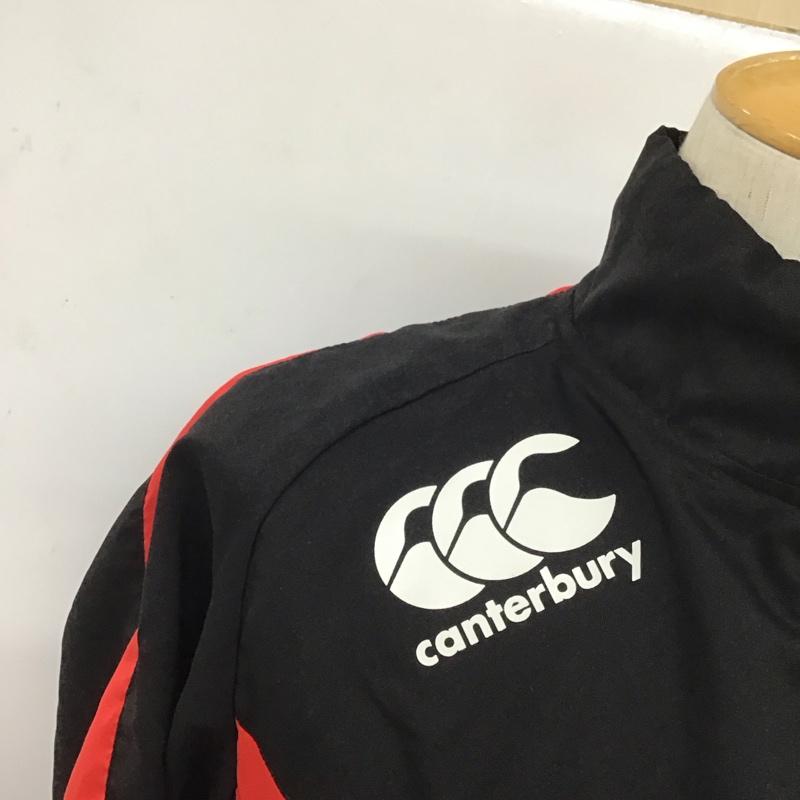 カンタベリー CANTERBURY セットアップ セットアップ ジャージ M 無地 黒 / ブラック / X 赤 / レッド /  メンズ USED 古着 中古 10134436