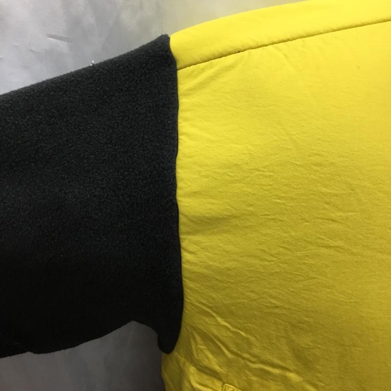 ザノースフェイス THE NORTH FACE ジャケット、上着 ジャケット、ブレザー na71831 フリースジャケット アウター ジップアップジャケット XL ロゴ、文字 黒 / ブラック / X 黄 / イエロー /  メンズ USED 古着 中古 10121475