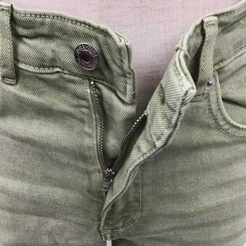 ザラ ZARA パンツ デニム、ジーンズ 4060 810 537 スキニー 無地 カーキ / カーキ /  レディース USED 古着 中古 10110879
