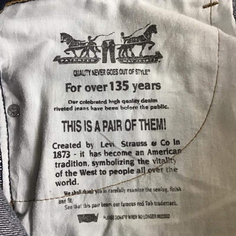 リーバイストラウスアンドコー Levi Strauss & co. パンツ デニム、ジーンズ デニムパンツ ストレートパンツ ワイドパンツ カジュアルパンツ 40 無地 インディゴ / インディゴ /  メンズ USED 古着 中古 10116435