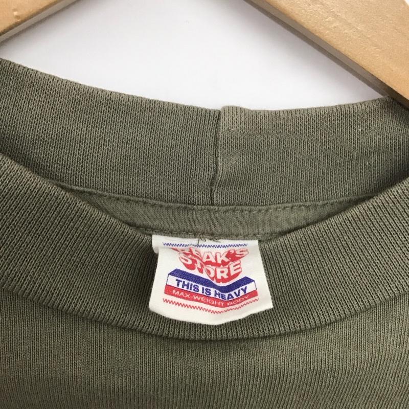 フリークスストア FREAK S STORE Tシャツ 半袖 半袖カットソー 無地Tシャツ クルーネックカットソー L 無地 カーキ / カーキ /  メンズ USED 古着 中古 10148523