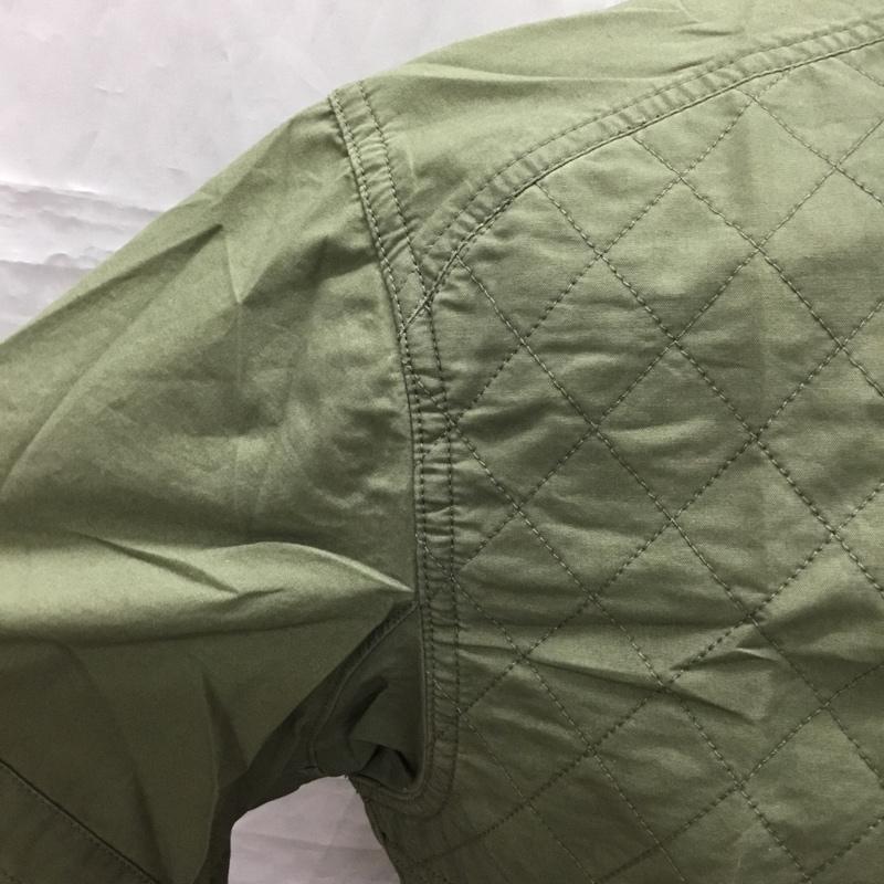 エディーバウアー Eddie Bauer シャツ、ブラウス 半袖 タグ付き ミリタリーシャツ S ロゴ、文字 カーキ / カーキ /  メンズ USED 古着 中古 10112869
