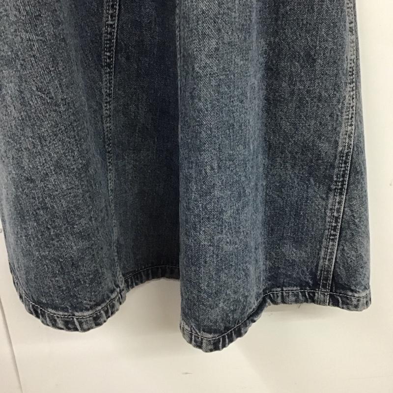 ザラ ZARA ワンピース ロングスカート デニムワンピース XS 無地 インディゴ / インディゴ /  レディース USED 古着 中古 10124810