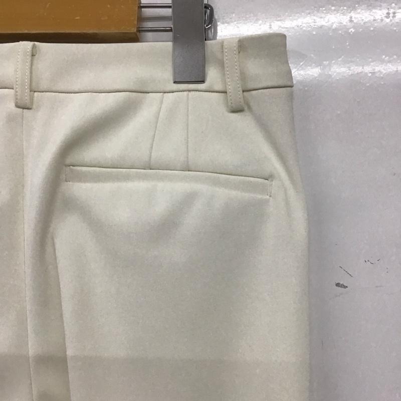 セオリーリュクス theory luxe パンツ スラックス 03-5106455 センタープレス 38 無地 白 / ホワイト /  レディース USED 古着 中古 10133748