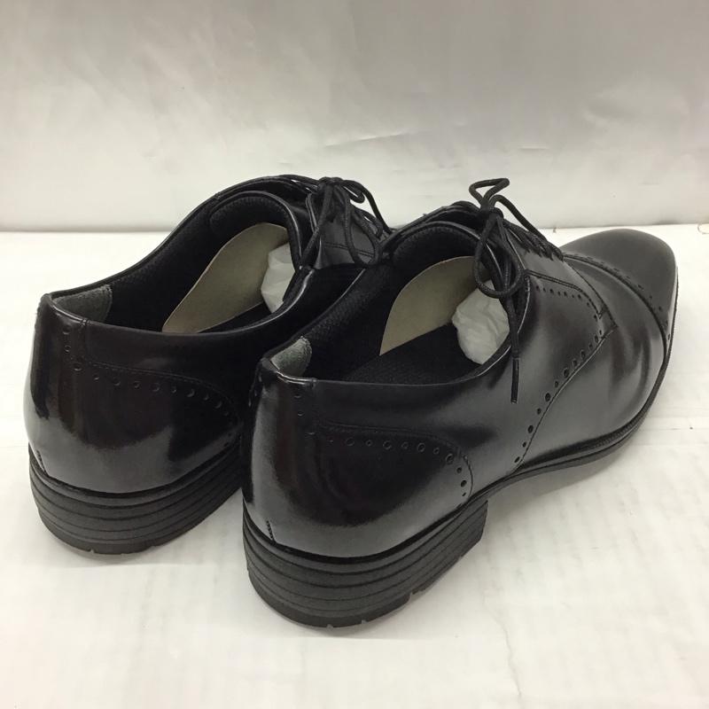 アシックス ASICS 革靴 革靴 TU-7033 texcy luxe パンチドキャップトゥ 箱有 26cm 26.0cm 無地 黒 / ブラック /  メンズ USED 古着 中古 10111753