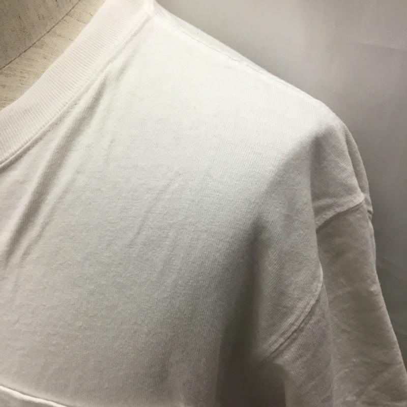 ブラックアイパッチ Black eye patch Tシャツ 半袖 半袖カットソー プリントTシャツ クルーネックカットソー M プリント 白 / ホワイト /  メンズ USED 古着 中古 10116586