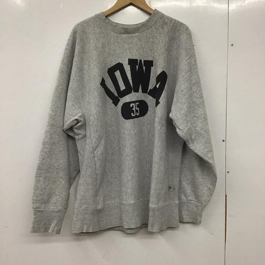 古着 USED トレーナー 長袖 長袖トレーナー スウェット クルーネック プルオーバー ロゴ、文字 灰 / グレー /  メンズ USED 古着 中古 10137309