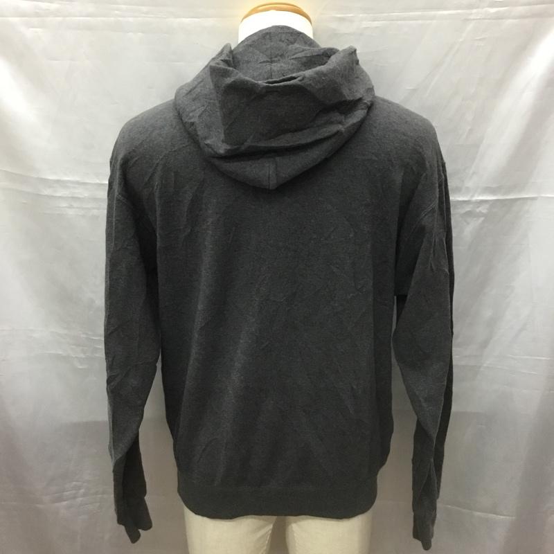 チャンピオン Champion パーカー 長袖 長袖パーカー フード付きパーカー プリントスウェット トレーナー M ロゴ、文字 灰 / グレー /  メンズ USED 古着 中古 10113531