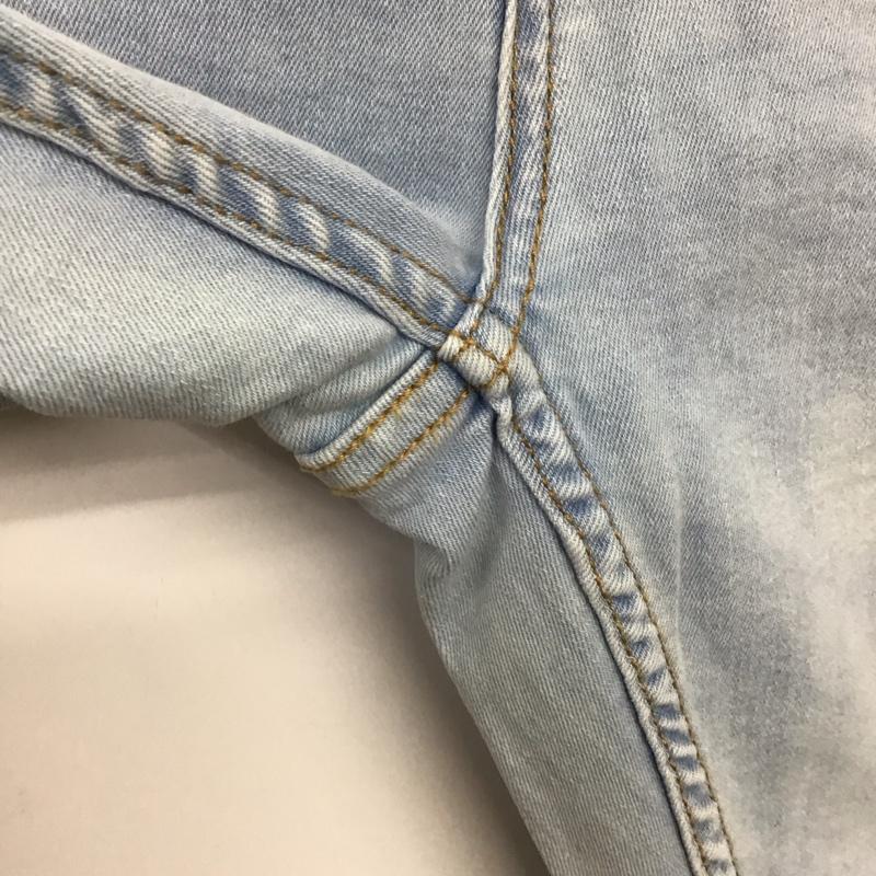 ザラ ZARA パンツ デニム、ジーンズ 40 無地 水色 / ライトブルー /  レディース USED 古着 中古 10142874