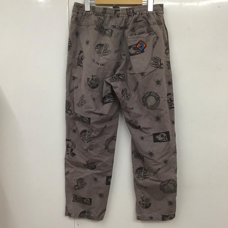 サンタクルーズ SANTA CRUZ パンツ ワークパンツ、ペインターパンツ 502211501 ボトム ワイドパンツ カジュアルパンツ 総柄 M プリント 灰 / グレー /  メンズ USED 古着 中古 10106632