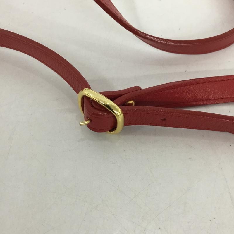 イヴサンローラン Yves Saint Laurent ショルダーバッグ ショルダーバッグ スタッズ ミニバッグ  赤 / レッド /  レディース USED 古着 中古 10143654