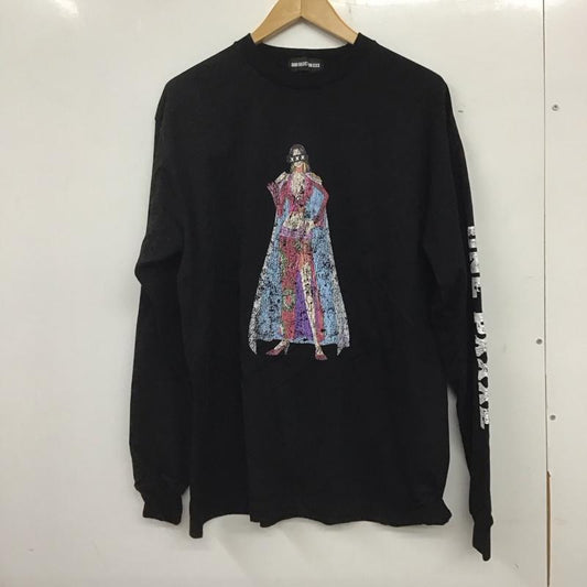 ゴッドセレクショントリプルエックス GOD SELECTION XXX カットソー 長袖 長袖カットソー プリントカットソー クルーネック L プリント 黒 / ブラック /  メンズ USED 古着 中古 10140547