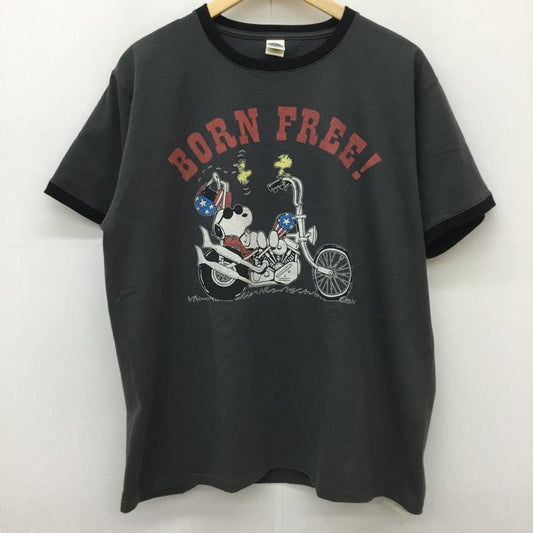 トイズマッコイ TOYS McCOY Tシャツ 半袖 PEANAUTS　スヌーピー XXL キャラクター カーキ / カーキ /  メンズ USED 古着 中古 10131962