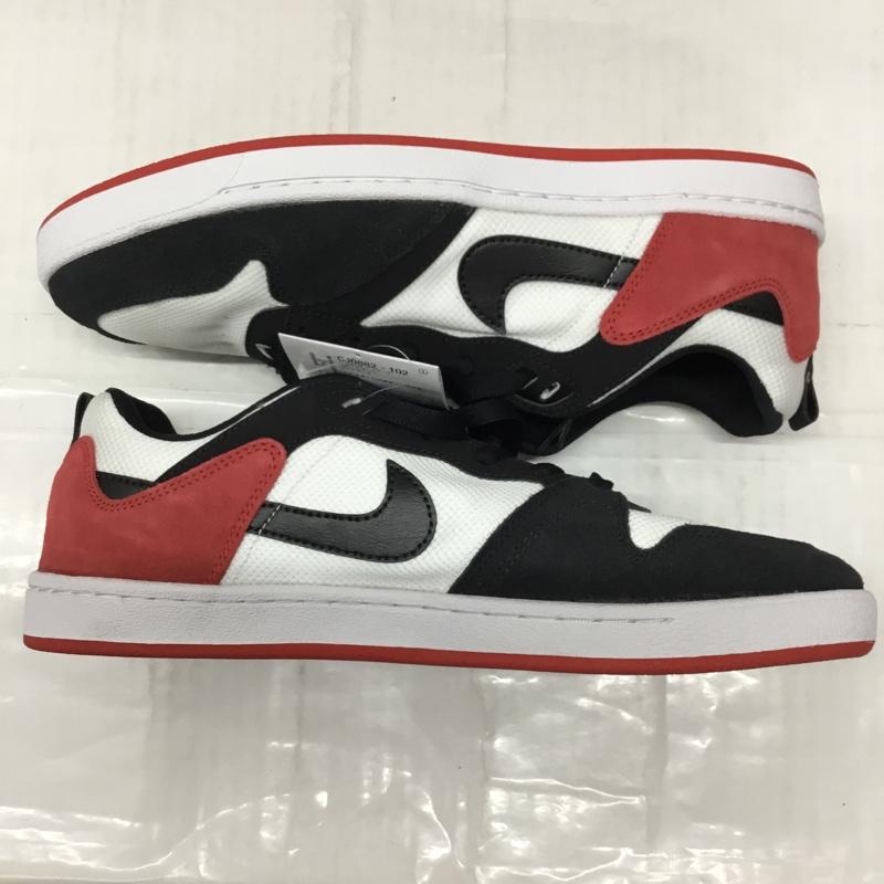 ナイキ NIKE スニーカー スニーカー CJ0882 102 SB ALLEYOOP 28cm 箱有 28.0cm ロゴ、文字 白 / ホワイト / X 黒 / ブラック / X 赤 / レッド /  メンズ USED 古着 中古 10107850