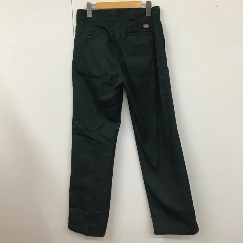 ディッキーズ Dickies パンツ ワークパンツ、ペインターパンツ ワークパンツ ワイドパンツ カジュアルパンツ 30インチ 無地 緑 / グリーン /  メンズ USED 古着 中古 10116403