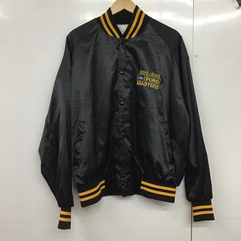 古着 USED ジャケット、上着 ジャケット、ブレザー ナイロンジャケット カジュアルジャケット アウター L ロゴ、文字 黒 / ブラック /  メンズ USED 古着 中古 10144518