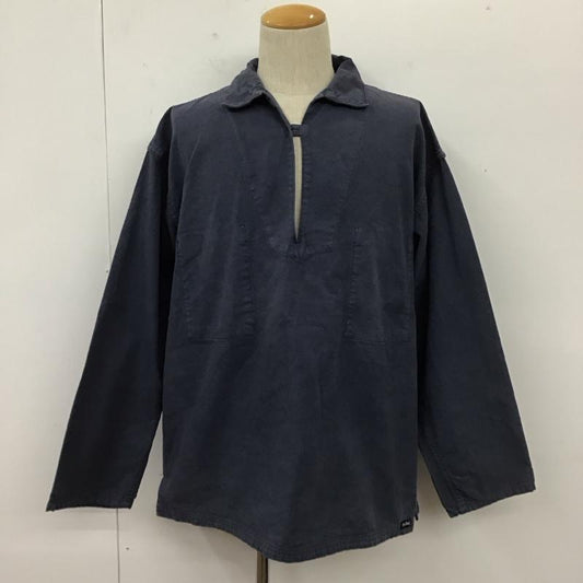 古着 USED シャツ、ブラウス 長袖 Cap Frehel フィッシャーマン スモック ユーロ古着 54 無地 紺 / ネイビー /  メンズ USED 古着 中古 10109753