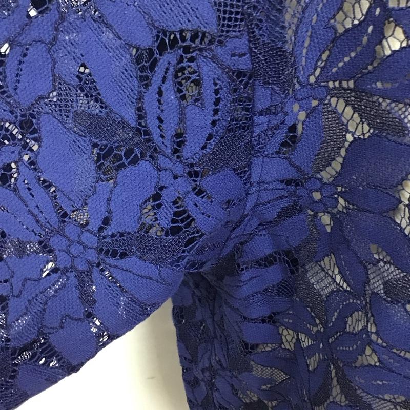 ニードルス Needles シャツ、ブラウス 半袖 半袖シャツ 総柄シャツ シースルーシャツ L 総柄 青 / ブルー /  メンズ USED 古着 中古 10125512