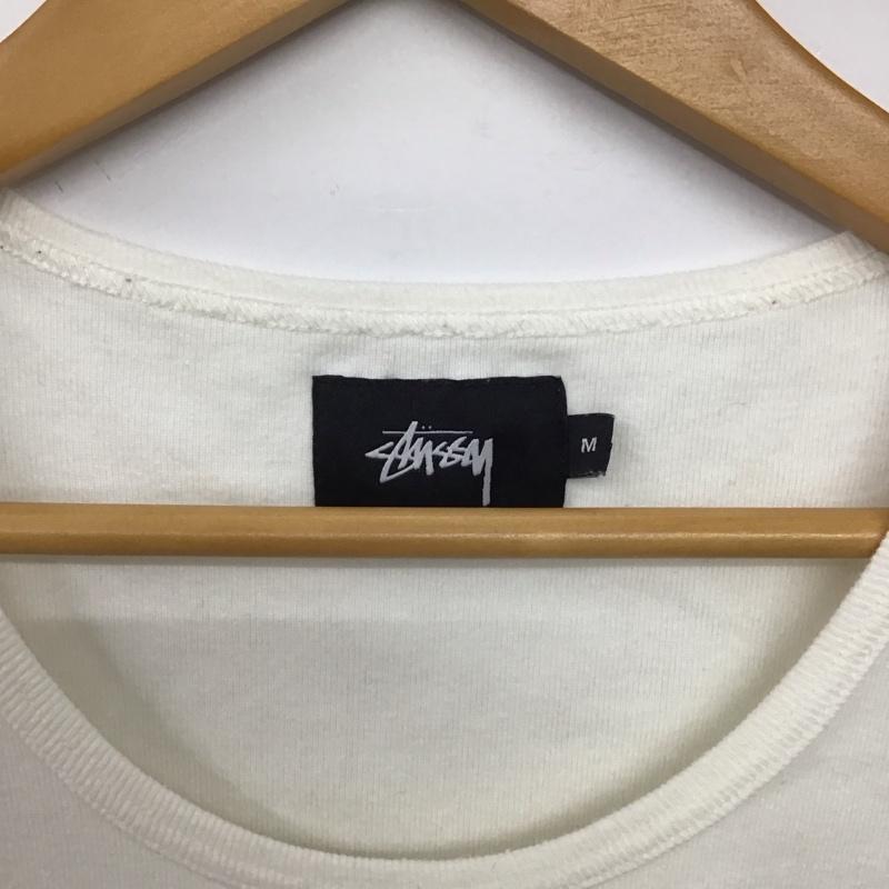 ステューシー STUSSY Tシャツ 半袖 M ロゴ、文字 X プリント 白 / ホワイト /  レディース USED 古着 中古 10147242