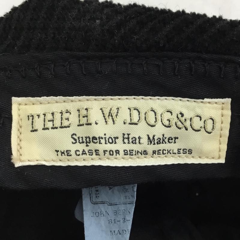 ザエイチダブリュードッグアンドコー THE H.W.DOG&CO. 帽子 ハンチング FREE 無地 黒 / ブラック /  メンズ USED 古着 中古 10136543