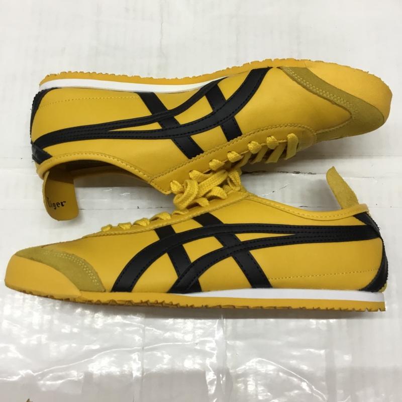 オニツカタイガー ONITSUKA TIGER スニーカー スニーカー 1183C102 MEXICO 66 27cm 箱有 27.0cm ロゴ、文字 黄 / イエロー / X 黒 / ブラック /  メンズ USED 古着 中古 10118680