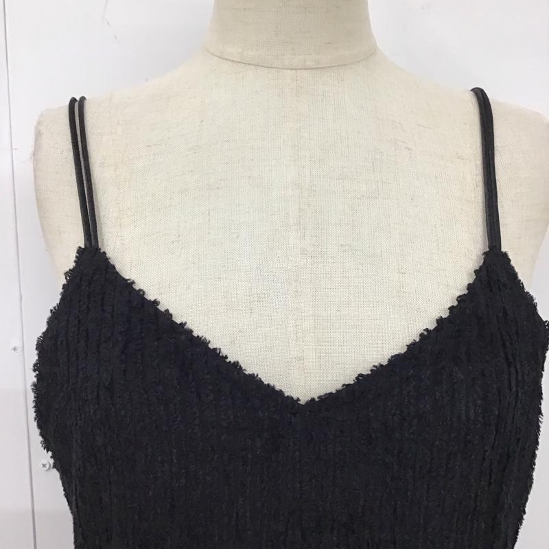 ページボーイ PAGEBOY ワンピース ロングスカート PB370051TS 2WAY キャミワンピース FREE 無地 黒 / ブラック /  レディース USED 古着 中古 10120786