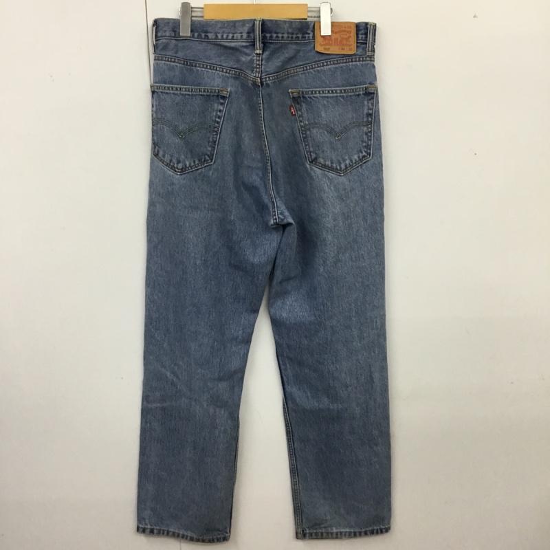 リーバイストラウスアンドコー Levi Strauss & co. パンツ デニム、ジーンズ デニムパンツ ストレートパンツ ワイドパンツ カジュアルパンツ 36 無地 インディゴ / インディゴ /  メンズ USED 古着 中古 10114048