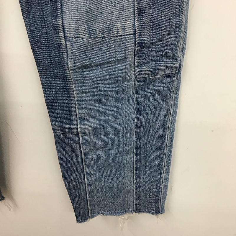 マウジー MOUSSY パンツ デニム、ジーンズ 010ASH11-0600 PATCHWORK STRAIGHT 無地 青 / ブルー /  レディース USED 古着 中古 10131322