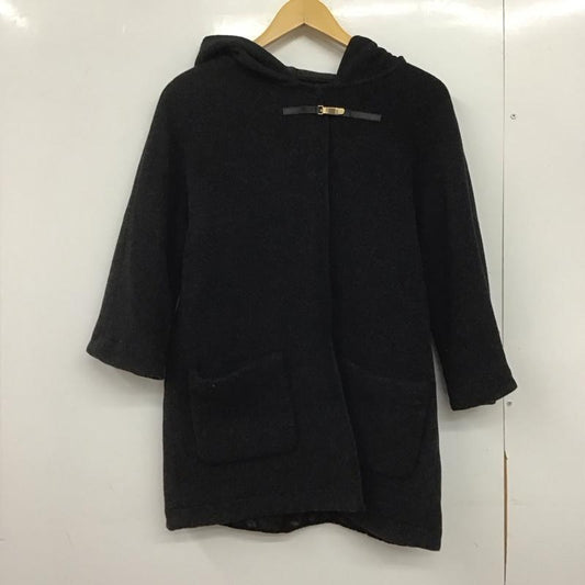 インデックス index ジャケット、上着 ジャンパー、ブルゾン カジュアルジャケット アウター フード付きジャケット M 無地 ダークグレー / ダークグレー /  レディース USED 古着 中古 10147628