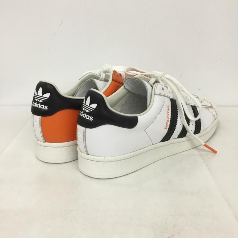 アディダス adidas スニーカー スニーカー FW6363 SIZE? Superstar 27.5cm 27.5cm ロゴ、文字 白 / ホワイト / X 黒 / ブラック / X 橙 / オレンジ /  メンズ USED 古着 中古 10139953