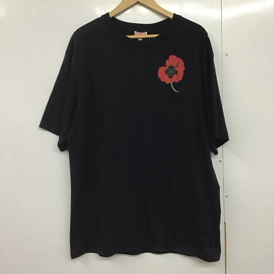 ケンゾー KENZO Tシャツ 半袖 半袖カットソー プリントTシャツ クルーネックカットソー nigo L プリント 黒 / ブラック /  メンズ USED 古着 中古 10142101
