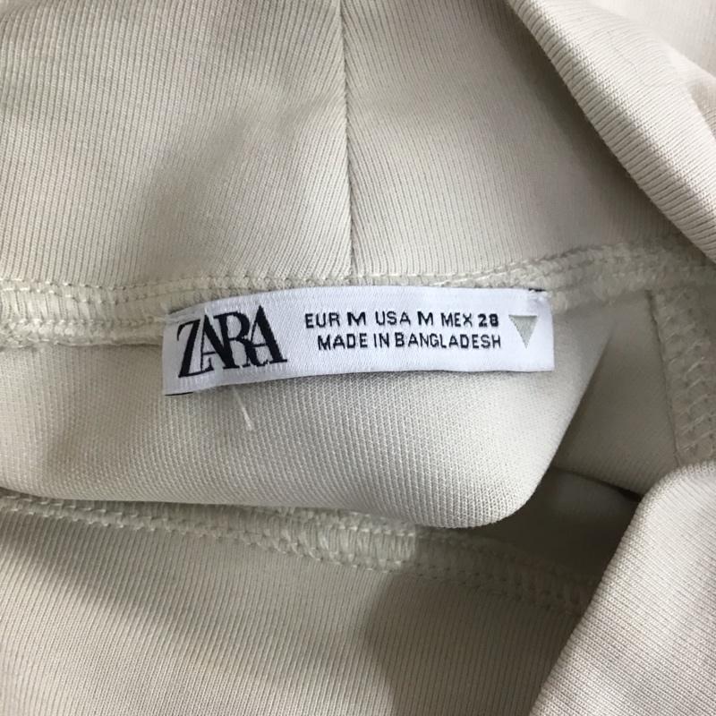 ザラ ZARA トレーナー 長袖 3641 831 712 スウェット スタンドネック モックネック M 無地 アイボリー / アイボリー /  レディース USED 古着 中古 10119628