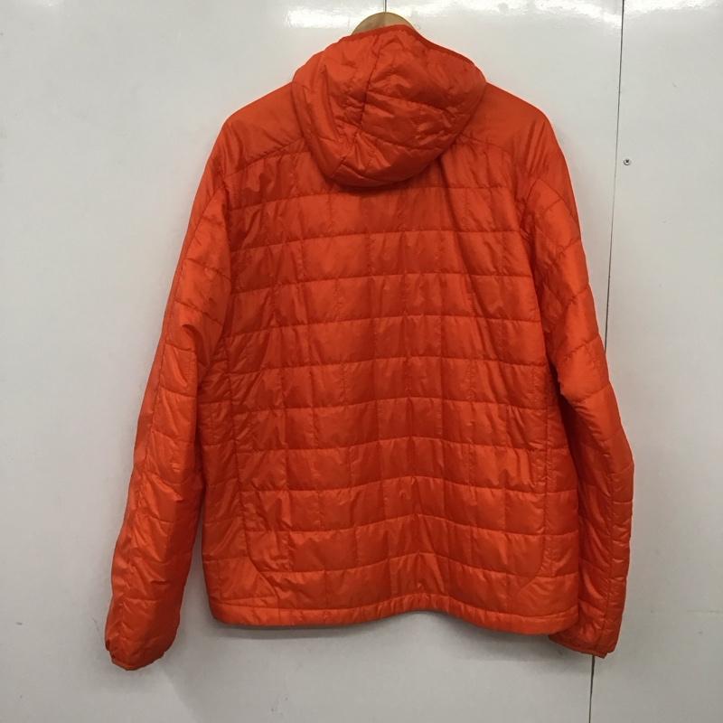 パタゴニア patagonia ジャケット、上着 ジャンパー、ブルゾン ジップアップジャケット ナイロンジャケット アウター L ロゴ、文字 橙 / オレンジ /  メンズ USED 古着 中古 10147536