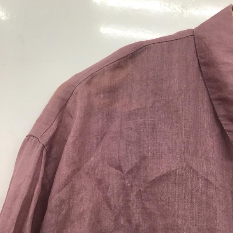 ミラオーウェン Mila Owen セットアップ セットアップ 09WF0212012 ニットドッキングワンピース シャツセットアップ 1 無地 紫 / パープル /  レディース USED 古着 中古 10142272