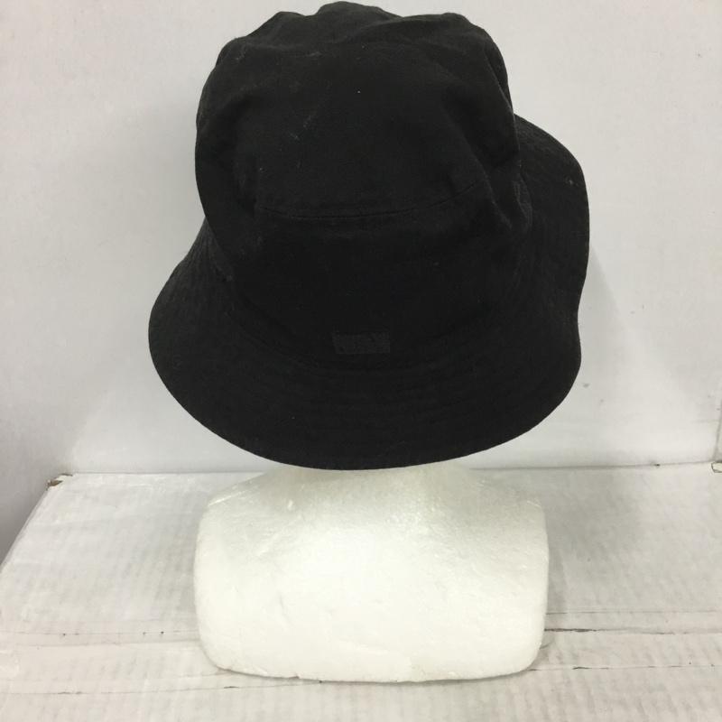 ニューエラ NEW ERA 帽子 ハット バケットハット バケハ ロゴ、文字 黒 / ブラック /  メンズ USED 古着 中古 10124135