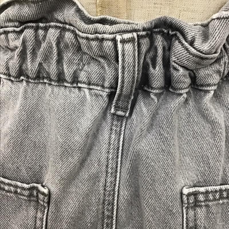 ザラ ZARA パンツ デニム、ジーンズ 5862 193 802 ギャザー ハイウエスト 無地 灰 / グレー /  レディース USED 古着 中古 10118351