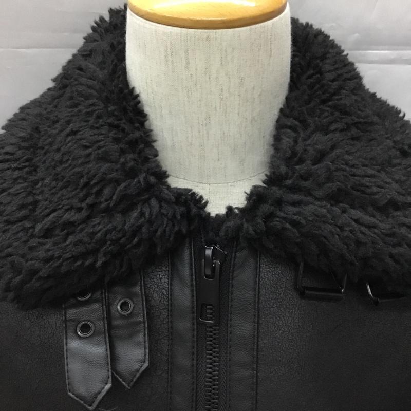 ザラ ZARA ジャケット、上着 ジャンパー、ブルゾン ジップアップジャケット ジャンパー ジャケット カジュアルジャケット アウター L 無地 黒 / ブラック /  メンズ USED 古着 中古 10108269
