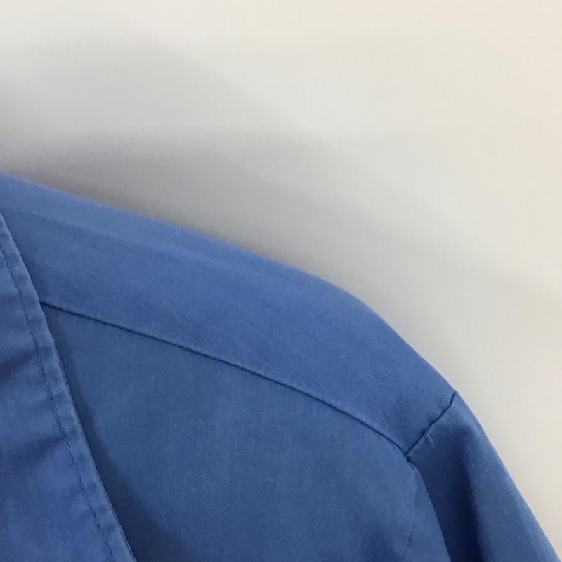 ヒルトン HILTON シャツ、ブラウス 半袖 半袖シャツ カラーシャツ 半袖カットソー プリントシャツ 70s XL プリント 青 / ブルー /  メンズ USED 古着 中古 10116663